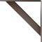 Ekena Millwork Traditional Steel Bracket, Hammered Brown 2"W x 16"D x 16"H BKTM02X16X16TRHBR - alternate 9
